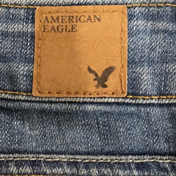 American Eagle Distressed Skinny Jeans Size 2 - Picture 3 of 5